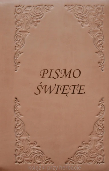 Biblia Tysiąclecia - Pismo Święte Starego i Nowego Testamentu (paginatory, skórzany futerał, format oazowy) kolor różowy_ksiegarniaksiazkiprzyherbacie.JPG