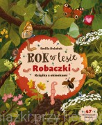 Rok w lesie. Robaczki. Książka z okienkami - Emilia Dziubak
