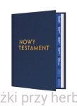 Nowy Testament z paginatorami i infografikami (wersja złota, format A5)