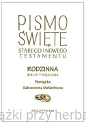 Rodzinna Biblia Tysiąclecia - pamiątka Sakramentu Małżeństwa (ilustracje, DUŻA CZCIONKA, biała obwoluta)
