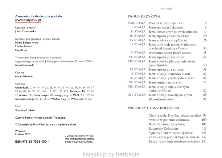 Droga Krzyżowa. Proroczy głos z Koloseum 2_ratzinger_skrzypczak_ksiegarniaksiazkiprzyherbacie.jpg