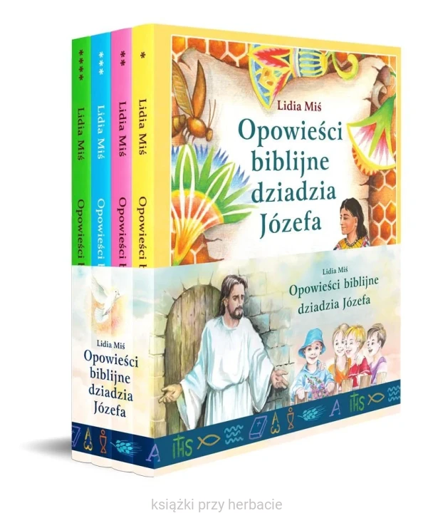 Pakiet. Opowieści biblijne dziadzia Józefa. Tomy 1-4 - Lidia Miś.jpg