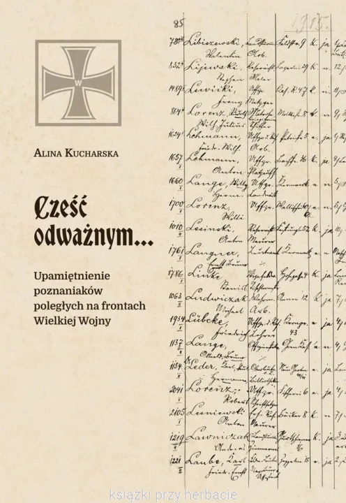 Cześć odważnym… Upamiętnienie poznaniaków poległych na frontach Wielkiej Wojny - Alina Kucharska_ksiegarniaksiazkiprzyherbacie.jpg