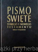 Pismo Święte Starego i Nowego Testamentu. Biblia Tysiąclecia (granatowa ekooprawa)