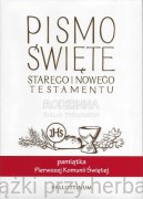 Rodzinna Biblia Tysiąclecia - pamiątka Pierwszej Komunii Świętej (ilustracje, DUŻA CZCIONKA)