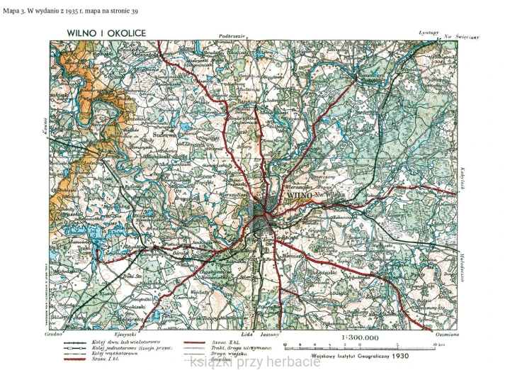 Przewodnik po Polsce północno-wschodniej_mapa wilna i okloic_ksiegarniaksiazkiprzyherbacie.jpg