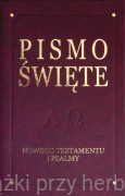 Pismo Święte Nowego Testamentu i psalmy, bordowe