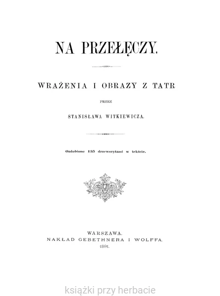 Na przełęczy. Wrażenia i obrazy z Tatr_witkiewicz 4_ksiegarniaksiazkiprzyherbacie.jpg